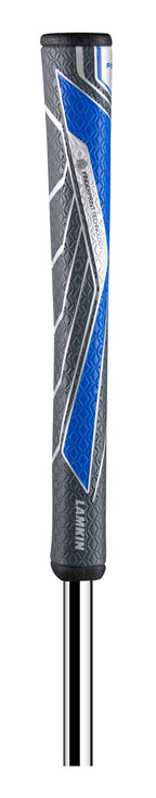 Lamkin Sinkfit Pu Pistolclaw Golf Grips, Putter Grips, With Lamkins Fingerprint Technology, Gray/Blue