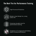 Vittoria Zaffiro Pro G20 Road Bike Tires For Performance Training In All Conditions (700X25C Tire)