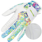 Wosofe Golf Gloves For Women Ladies Girls Soft Leather Accessories Breathable For Non Slip 1 Pair