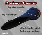 Usa Patriot Golf Zipper Head Covers Driver #1 Headcover Neoprene
