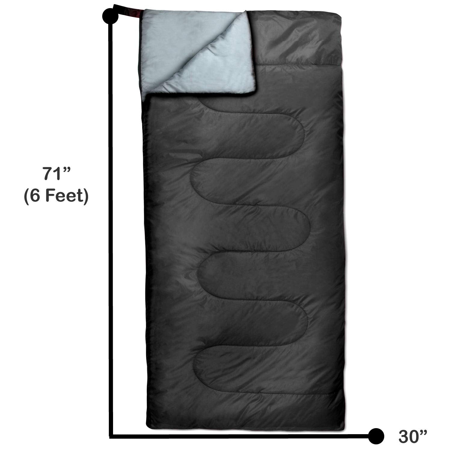 Sleeping Bags Bulk 10 Pack Envelope Sleeping Bags, 4 Seasons Warm Or Cold Lightweight Indoor Outdoor Sleeping Bags For Adults, B