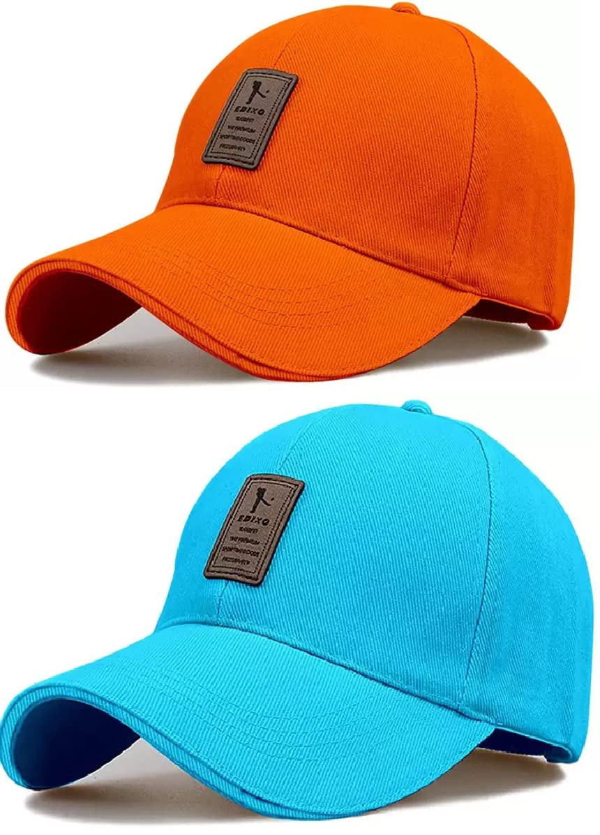 Selloria Acrylic Brand Combo Stylish Sport  Virat Inspire + Baseball. Ny Cap For Men And BoyS Cap (Pack Of 2) Multicolour, One