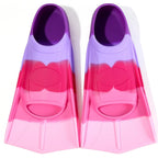 Foyinbet Kids Swim Fins,Short Youth Fins Swimming Flippers For Lap Swimming And Training For Children Girls Boys Teens Adults Me