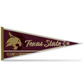 Rico Industries Ncaa Texas State Bobcats Classic 12'' X 30'' Felt Wall D  Cor Pennant - Great For Home/Bed Room/Man Cave D  Cor