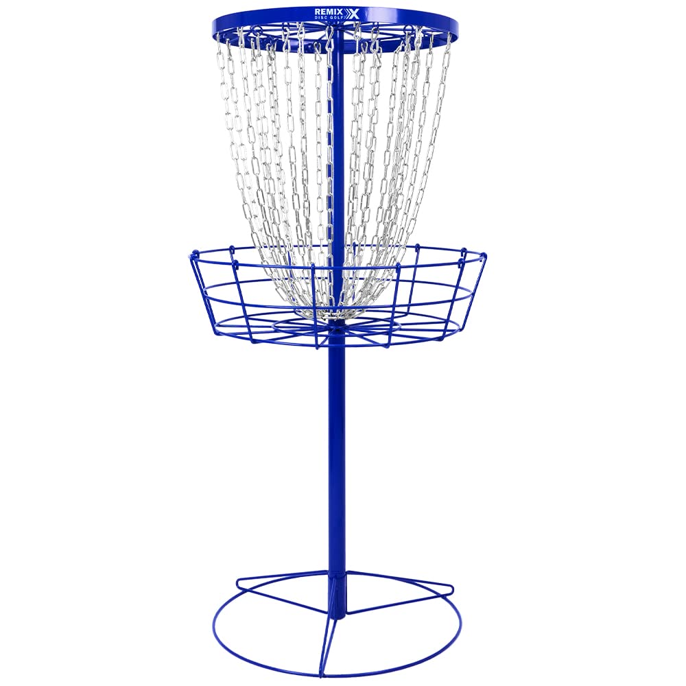 Remix Deluxe Practice Basket For Disc Golf - Royal Blue
