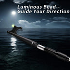 Sanlike Boat Hooks For Docking Telescoping Extension Pole Hook With Luminous Bead, Lightweight Floating, Non-Slip Rubber Handle,