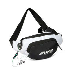 Tucker Waist Bag For Women And Men/Fanny Pack With 3Zipper Pockets Waist Pouch For Hiking, Travel, Camping, Running, Sports Out
