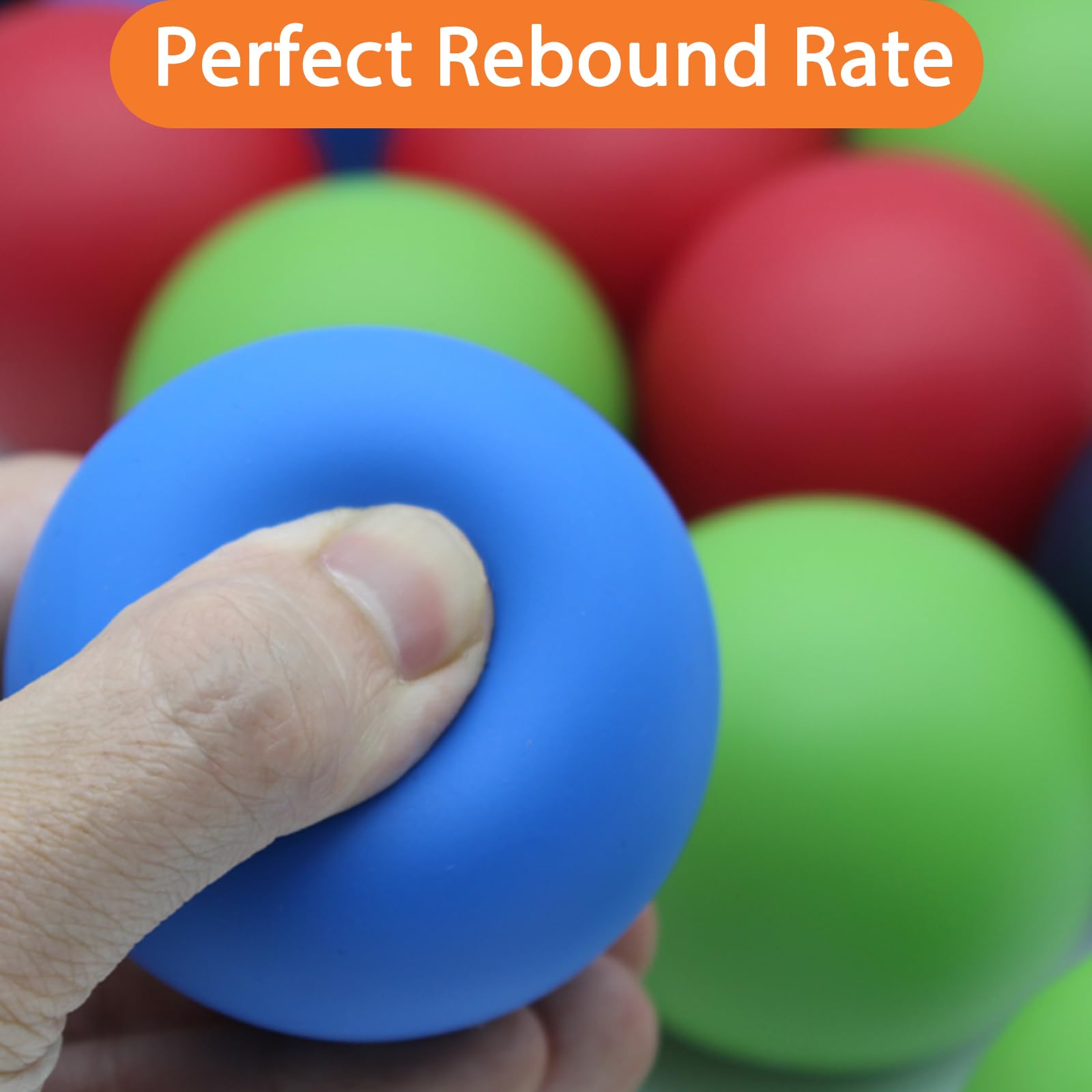 20 Pack Racquetball Multi Colored Racquetballs High Bounce Rubber Racquetballs With A Mesh Bag (Multi-Color)