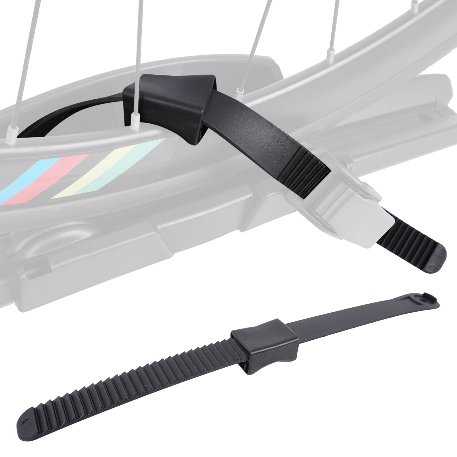 Roof Rack Bike Wheel Adapter Straps with Cushion with Wheel Strap for Secure Cycling Transport Compatible with Forklift Highspee