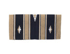 Tough 1 55% Wool Sierra Saddle Blanket 32''X32'', Taupe/Black/Cream