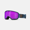 Giro Millie Ski Goggles - Snowboard Goggles for Women & Youth - Ano Harbor Blue Cloud Dust Strap with Vivid Pink Lens