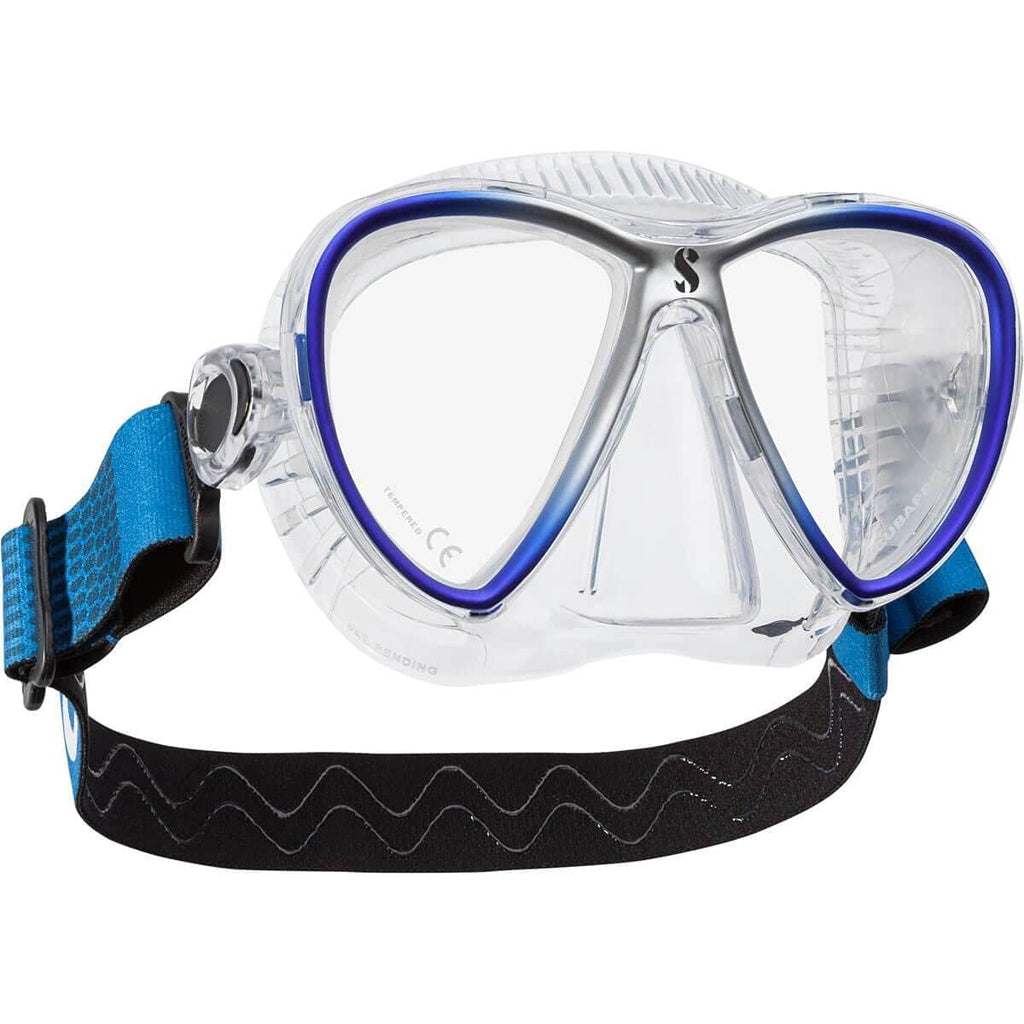 Scubapro Synergy Twin Trufit Mask - Mirrored Black/Purple