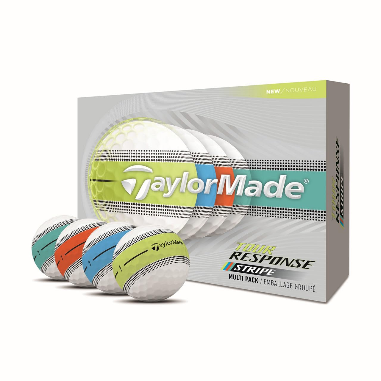 TaylorMade Golf Tour Response Stripe Multipack One Dozen