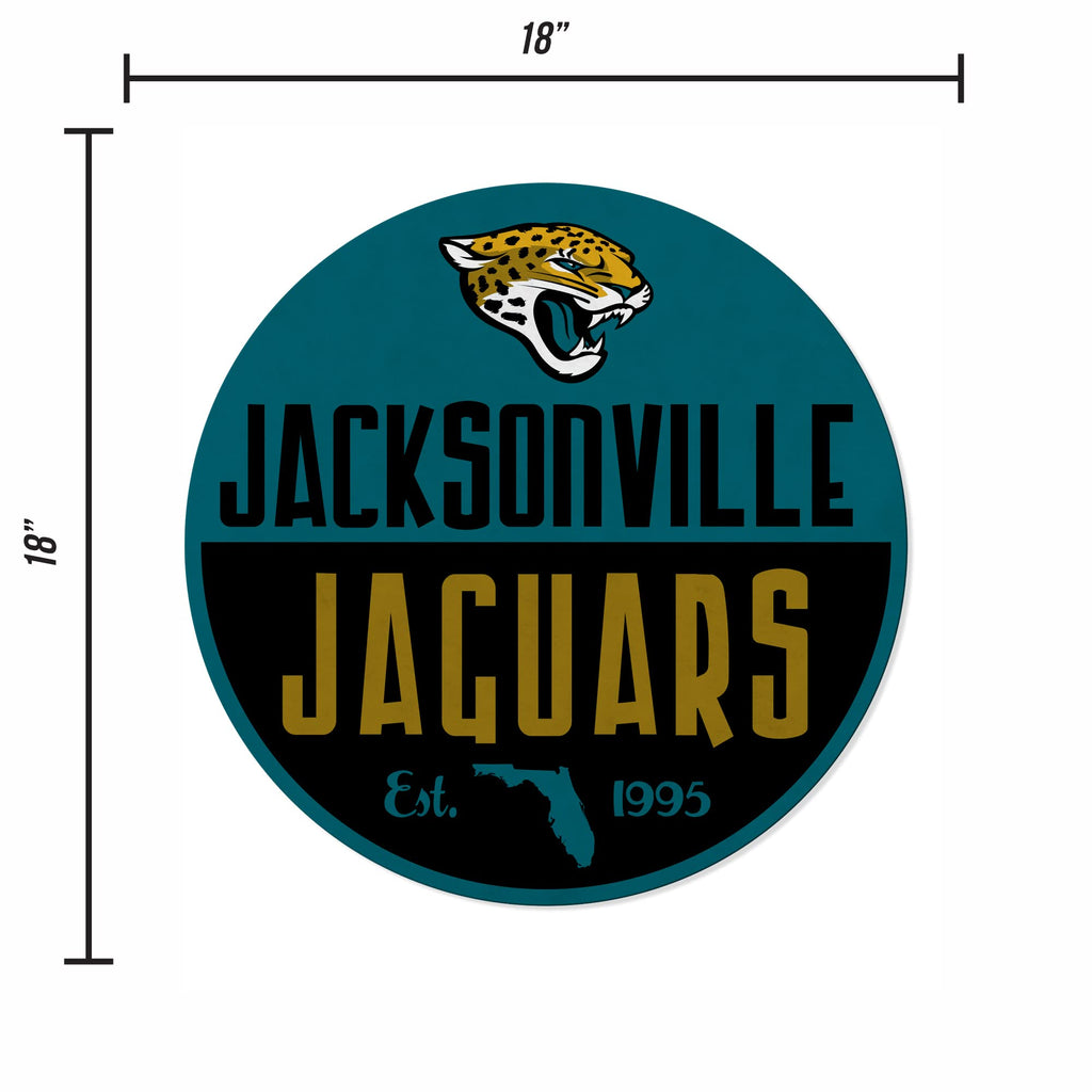 Rico Industries Nfl Football Jacksonville Jaguars Classic Shape Cut Pennant - Home And Living Room D  Cor - Soft Felt Ez To Hang