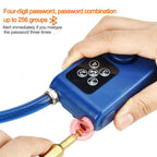Antitheft Alarm Chain Lock, Y787 Smart Alarm Lock Antitheft Chain Lock For Bike Gate App Control Blue