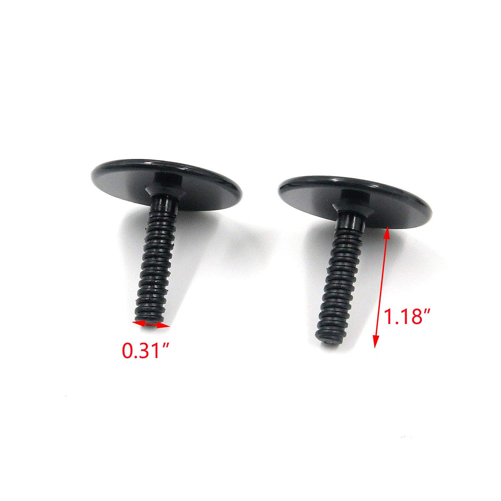 T Tulead Surfboard Plugs Fin Screw Sup Leash Plug Paddleboard Fin Plug 2.76''X1.57'' Set Of 2