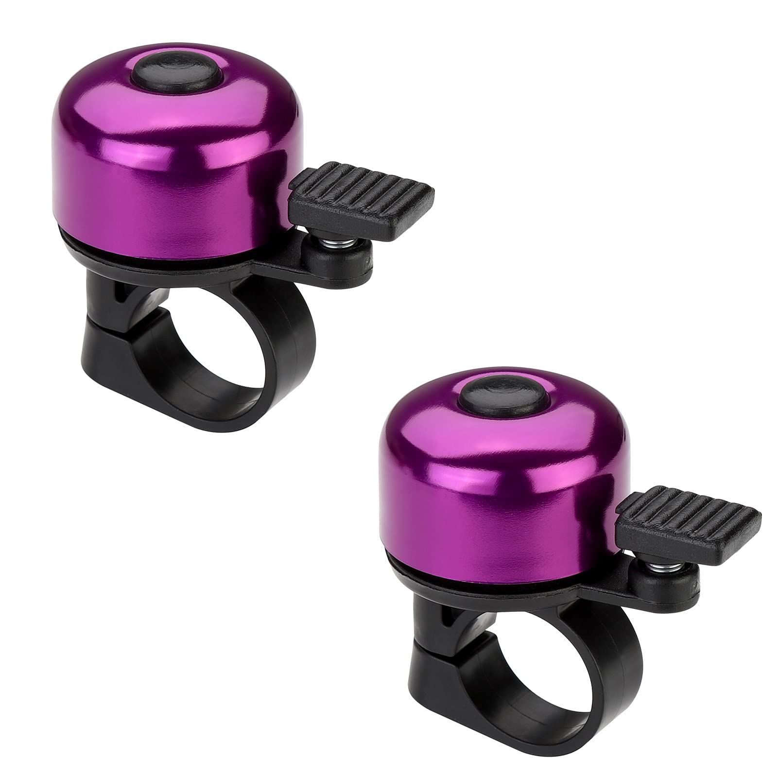 Paliston Bike Bell Bicycle Bell Crisp Sound For Adults Kids Boys Girls Purple  Purple