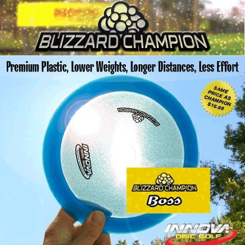 Blizzard Champion Boss 130 To 139 Disc Golf Driver (Disc Colors Vary)