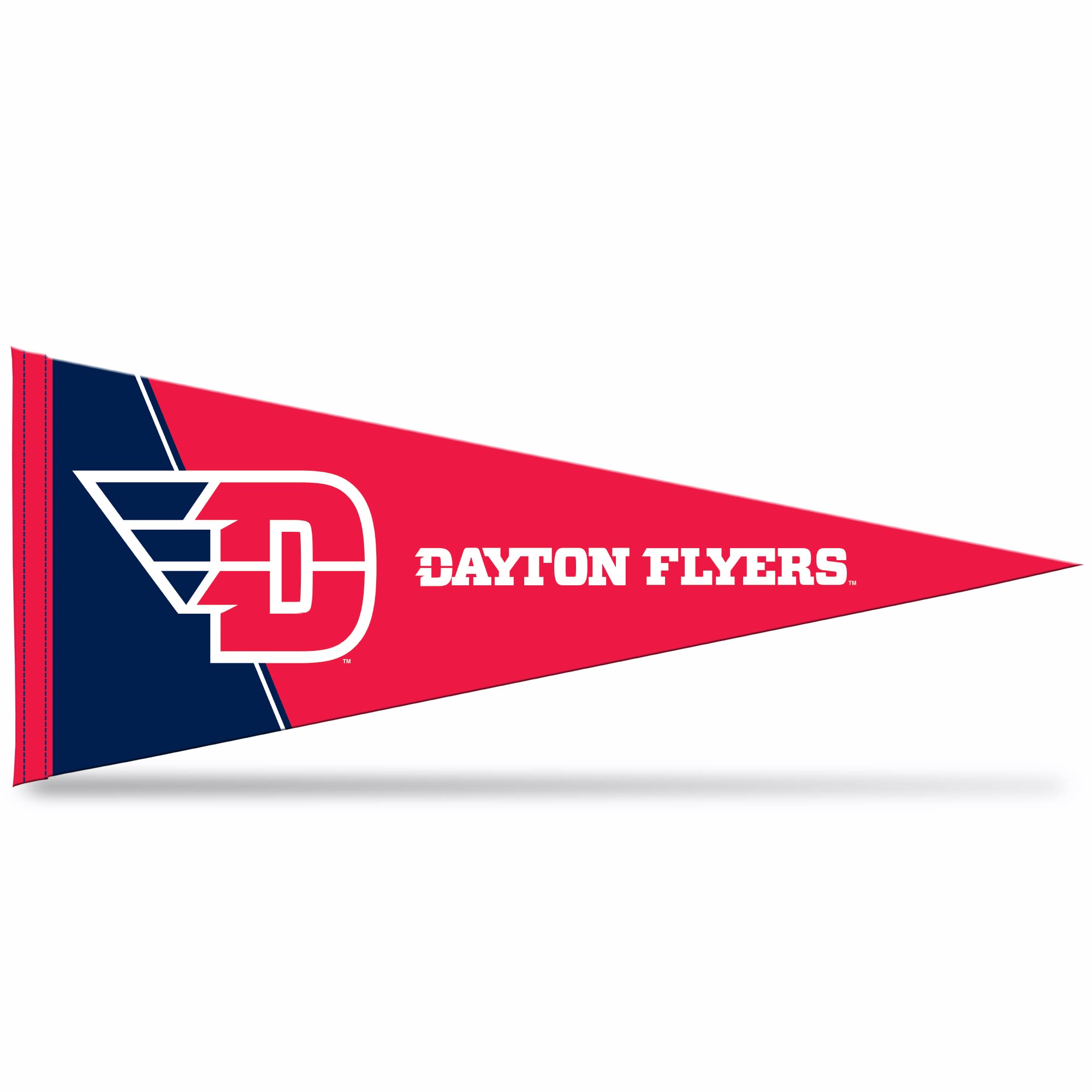Rico Industries Ncaa Dayton Flyers Exclusive 12'' X 30'' Felt Wall D  Cor Pennant - Great For Home/Bed Room/Man Cave D  Cor