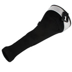 Andux 4Pcs/Set Golf 460Cc Driver Wood Club Head Covers Long Neck With Interchangeable No. Tags Black