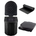 Portable Toilet For Camping, Sfsumart Foldable Camping Toilet For Adults, Emergency Potty, 12Pc Toilet Bags For Outdoor, Car Tra