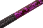 Ab Earth 58 Inch Hand-Painted Series 2-Piece Billiard Pool Cue Stick With Irish Linen Wrap (Purple, 19Oz)