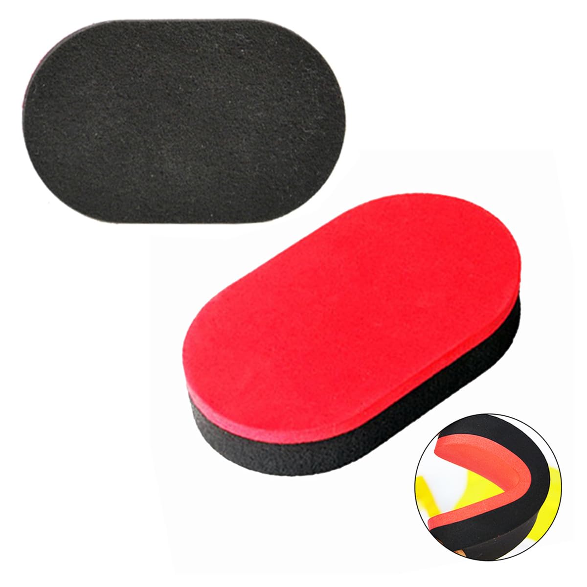 Squequ 3 Pack Table Tennis Racket Cleaner Dust Remover Ping Pong Paddle Rubber Cleaning Sponge Eraser Wipes Tool Kit For Pingpon