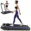 Ancheer Treadmill With Handles & 12% Incline - 2S Foldable/Max 320 Lb Capacity Walking Pad - Portable Folding Treadmills For Hom