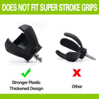 Sisteraling 3-Prong Golf Ball Retriever Grabber Pick Up,Back Saver Claw Put On Putter Grip,Suction Cup Ball Grabber,Sucker For G