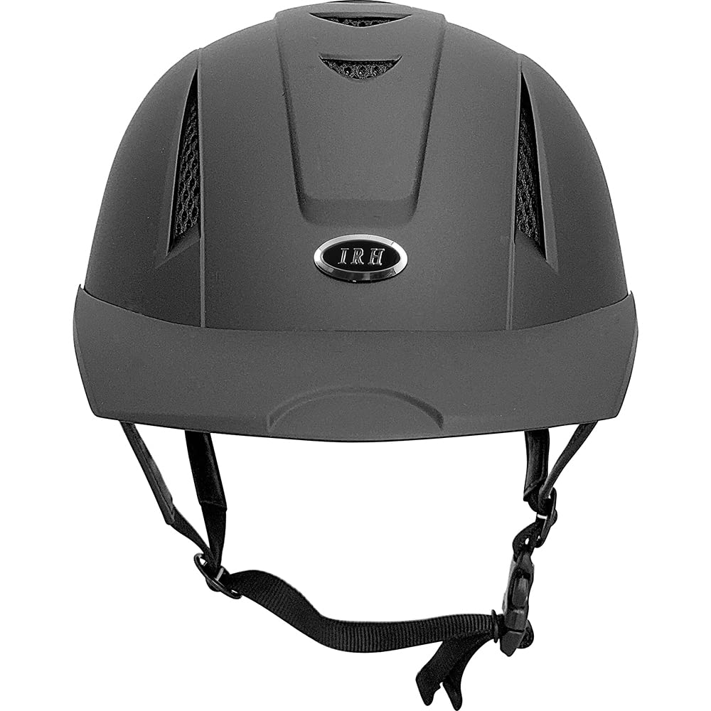 Irh Equi Pro Riding Helmet, Matte Black, Medium/Large