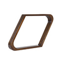 GSE Games & Sports Expert Solid Wood Billiard 8-Ball Triangle or 9-Ball Diamond Pool Ball Racks for 2-1/4 Pool Balls (Espresso D