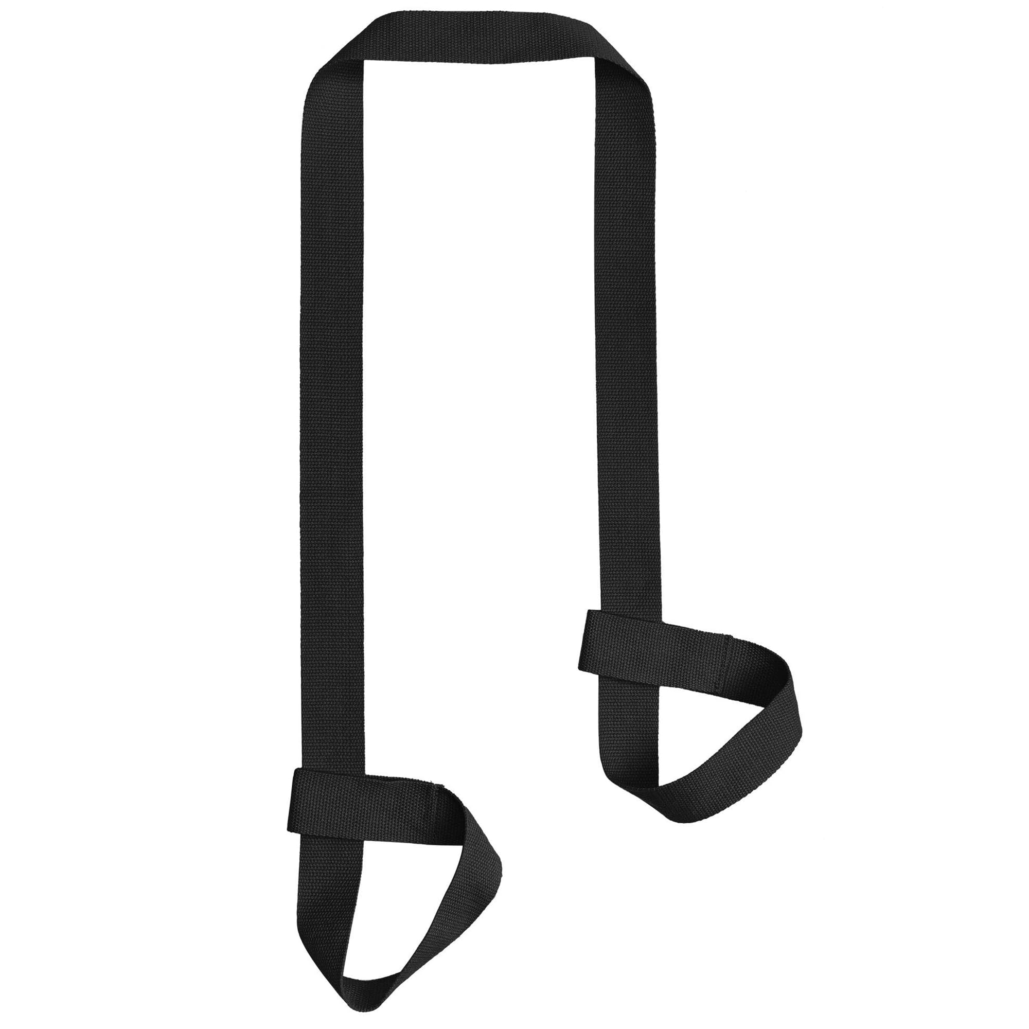 ZOOEASS Yoga Mat Strap, Adjustable Durable Yoga Mat Carrier & Stretching Strap, 5.9feet, Multiple Color Choices (Black(Style B),