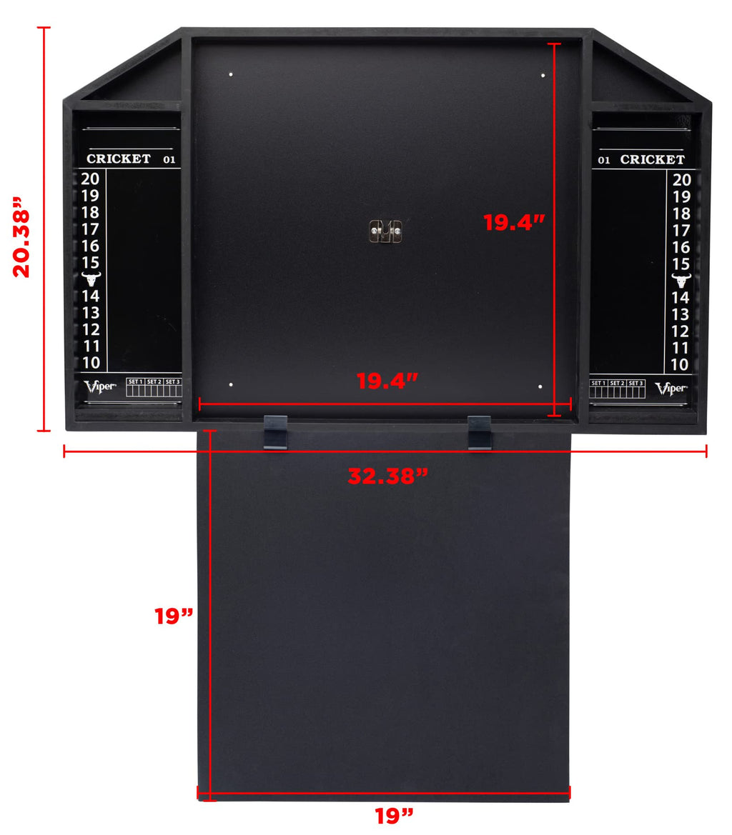 Viper By Gld Products Resolute Dart Backboard, Black