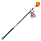 Orange Whip Compact Golf Swing Trainer Aid For Improved Rhythm, Flexibility, Balance, Tempo, Swing Plane, And Strength, Patented