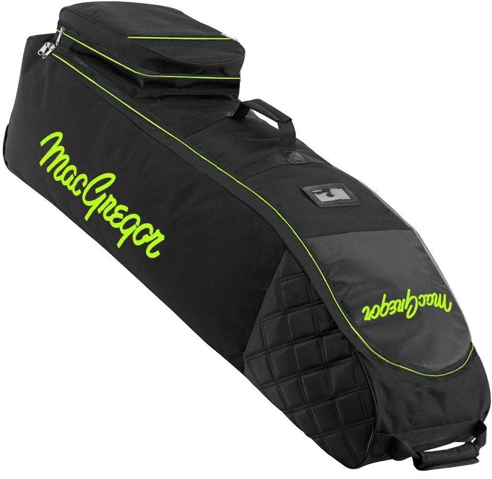 Macgregor Golf Vip Deluxe Wheeled Golf Travel Cover/Flight Bag- Black/Green