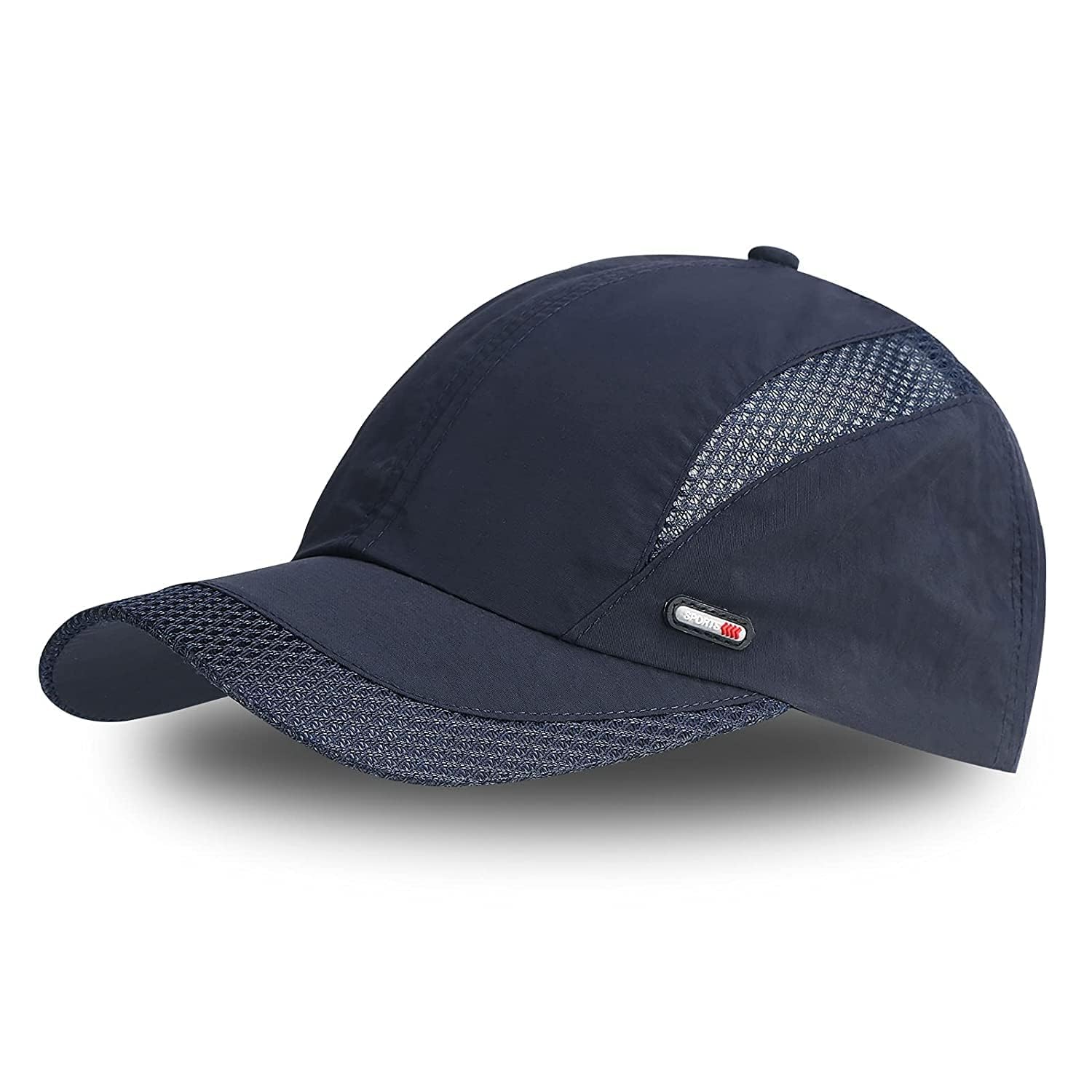 Alexvyan Breathable Net Men Sun Visor Cap Baseball Adjustable Sport Summer Caps For Golf Tennis Cricket Cycling Running Gym  Su