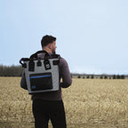 Built Welded Soft Portable Backpack Cooler With Wide Mouth Opening - Insulated And Leak-Proof Gray 5233505