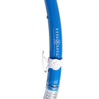 Aqua Lung Sport Island Dry Snorkel Isd Lx(Clear/Blue)