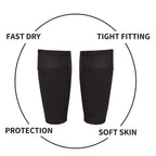 Shin Guard Holders, Shin Guard Sleeves, Leg Performance Support Football Compression Calf Sleeves With Pocket Can Holding Shin P