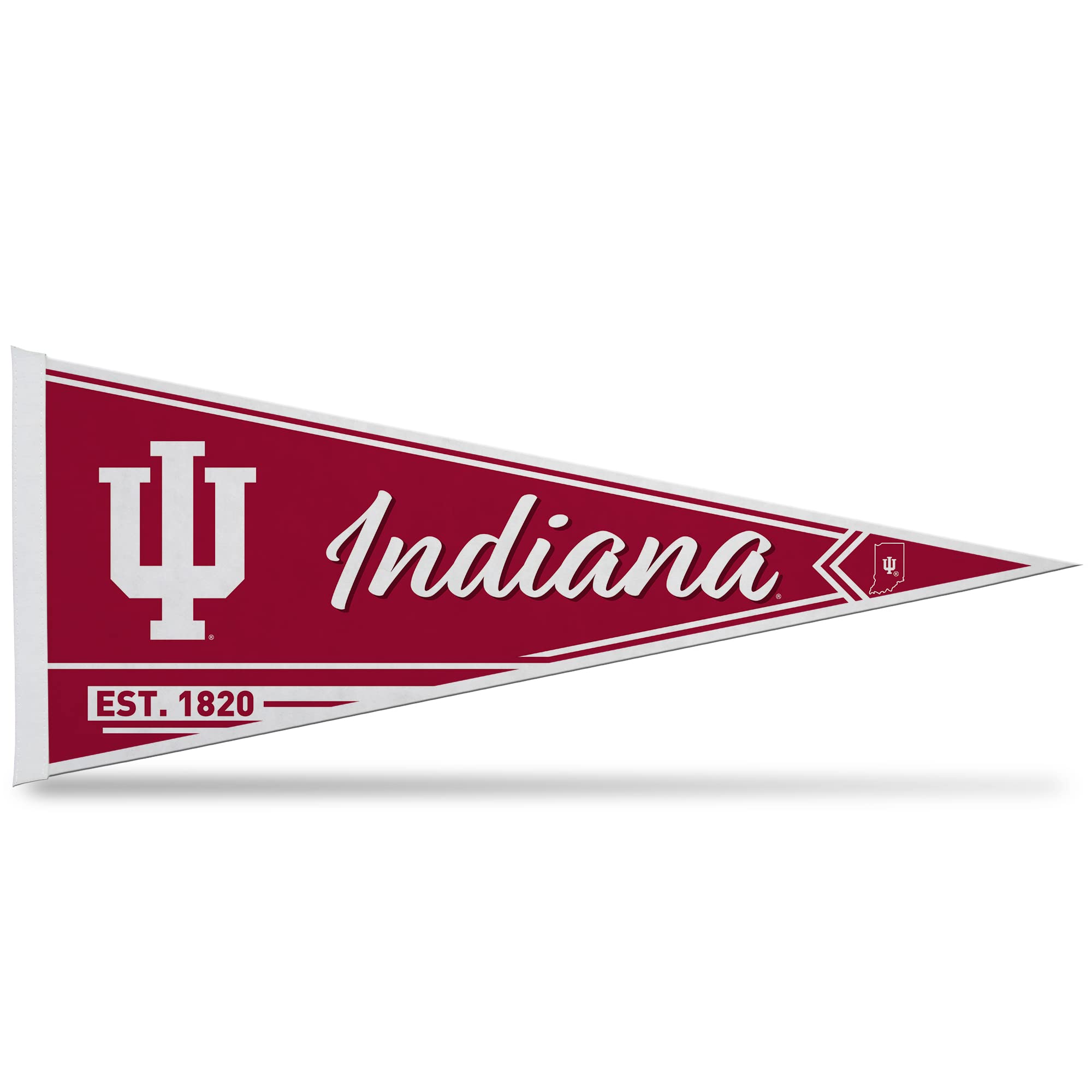 Rico Industries Ncaa Indiana Hoosiers Classic 12'' X 30'' Felt Wall D  Cor Pennant - Great For Home/Bed Room/Man Cave D  Cor