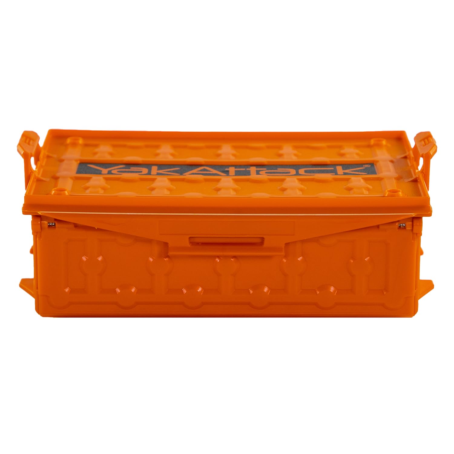 Yakattack Tracpak Stackable Storage Box - Yakattack Orange | Kayak Fishing Gear Storage | Fits Geartrac & Mightymount | Kayak Ac