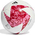 adidas MLS Club Soccer Ball, White/Red/Solar Pink, 3