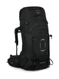 Osprey Aether 65L Mens Backpacking Backpack, Black, L/XL, Extended Fit