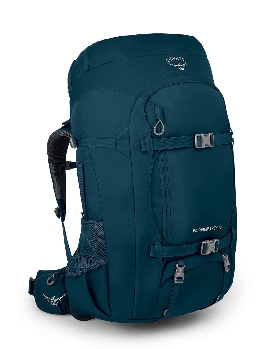 Osprey Fairview Trek 70L Womens Travel Backpack, Night Jungle Blue