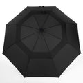 MRTLLOA 62/68/72 Inch Automatic Open Black Golf Umbrella, Extra Large Oversize Double Canopy Vented Windproof Waterproof Sports 