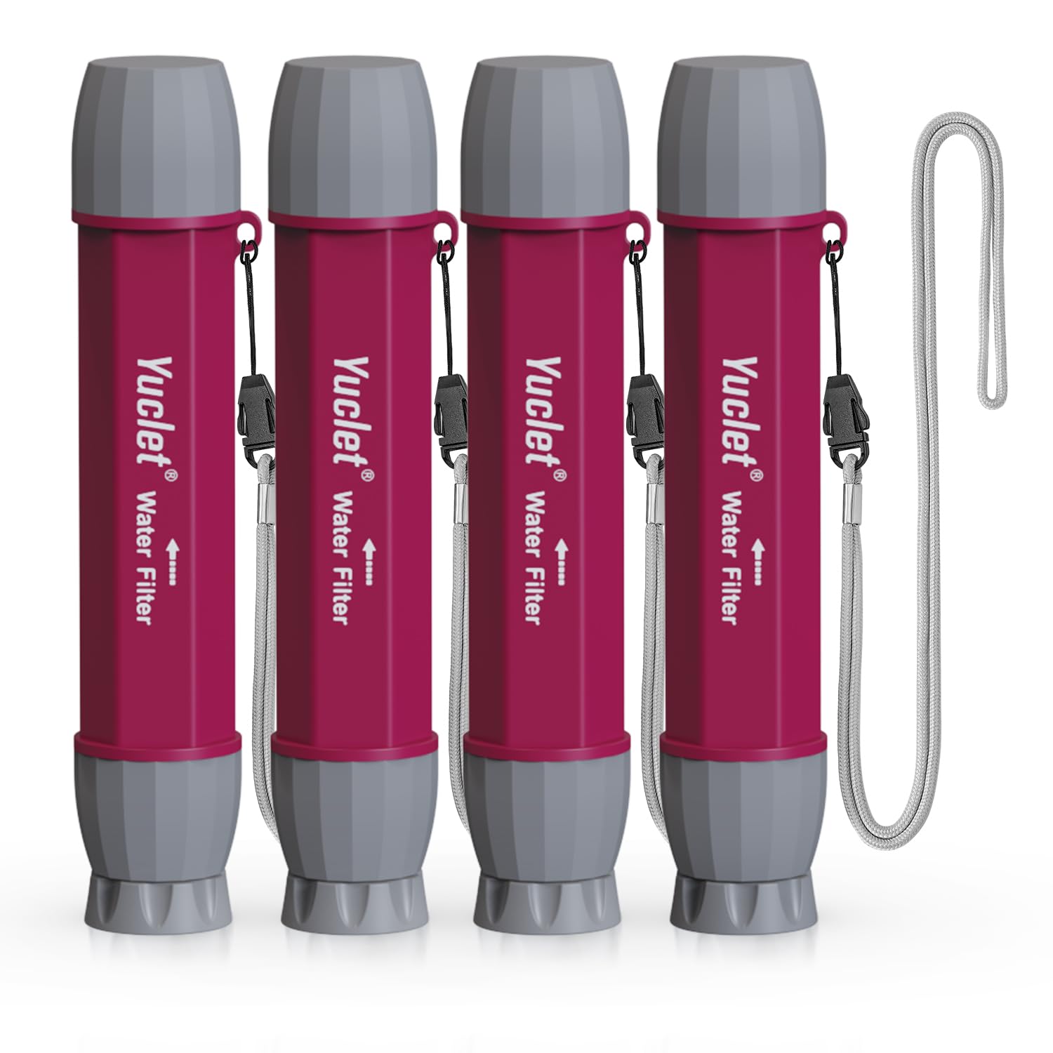 YWF01 Personal Filter Straw for Drinking Survival, Portable Water Purifier Filtration System Survival Gear and Supplies for Camp