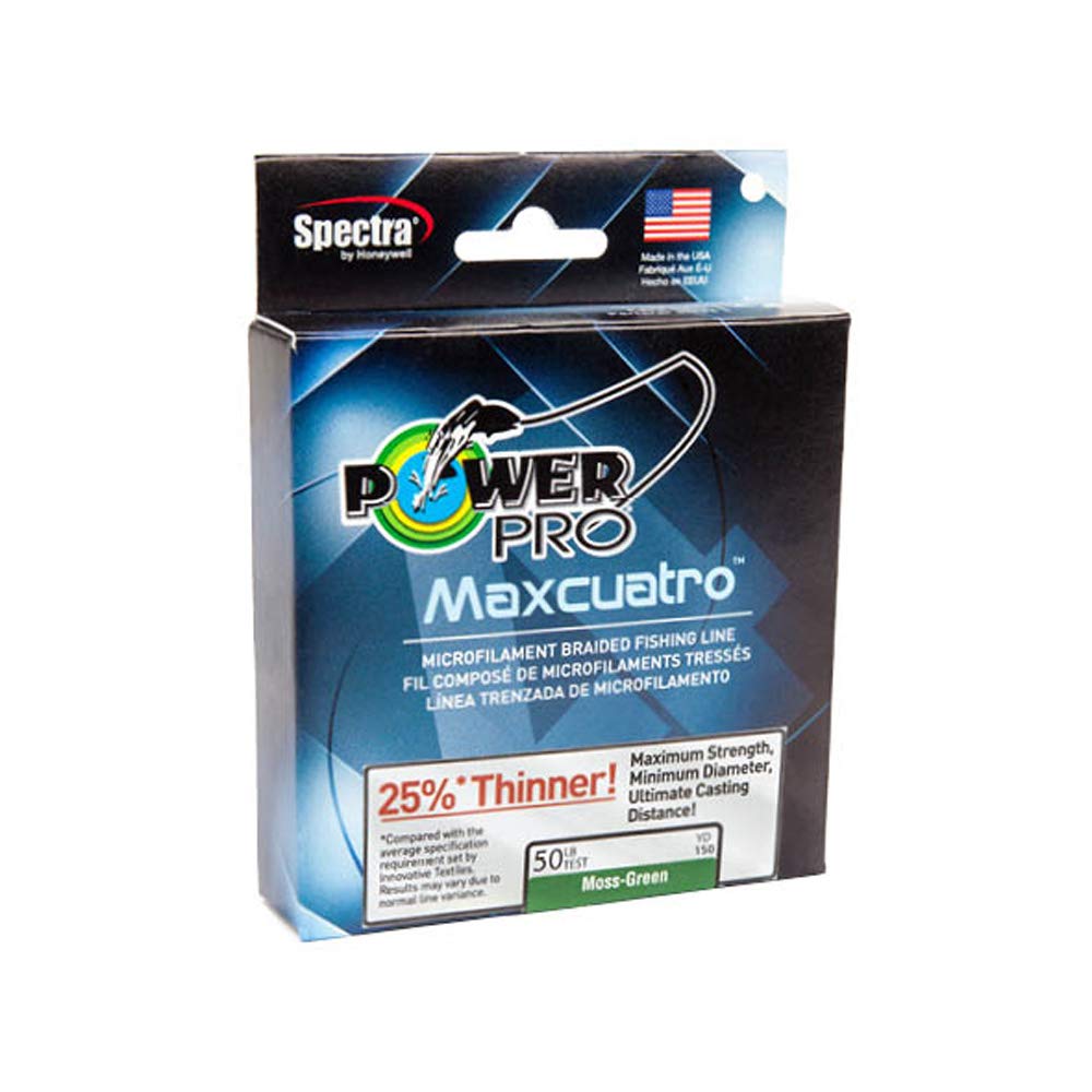 MAXCUATRO 40LB 300YD MOSSGRN