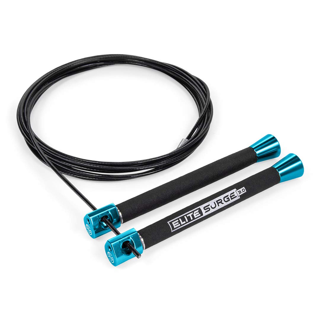 Elite Jumps, Replacement Jump Rope Speed Cable For Double Unders, 10'L Cable, Black