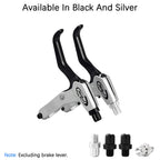Aleoed Black/Silver Bicycle M10 Brake Cable Handle Lever Adjusting Screws Fastener Bolt 10Mm Brake Accessorie For Mountain Road