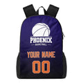 Personalized Phoenix Basketball Sports Backpack Custom City Fan Gift Shoulder Bag Add Name and Number Casual Bag